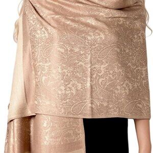 Two Tone Vintage Paisley Pashmina Scarf, Shawls and Wraps for Dresses, Lightweig